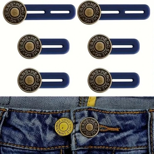 6pcs jeans button extender - 6pcs,