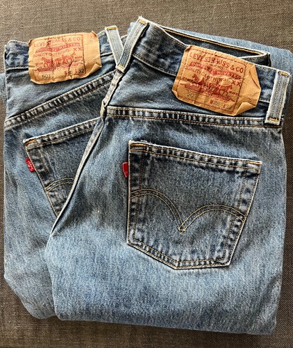 Levi 501 dark wash - dark, 100%