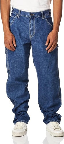 Jeans uomo lavoro cotone - in,