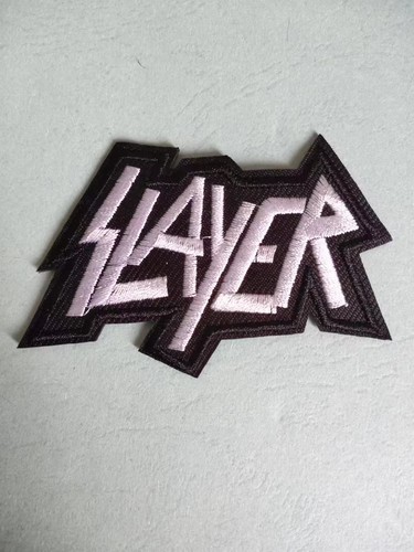 Slayer embroidered sew iron - slayer, sew/iron