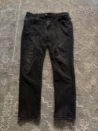 Men washed black - washed, denim