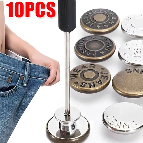 10pcs jeans buttons sew - jeans,