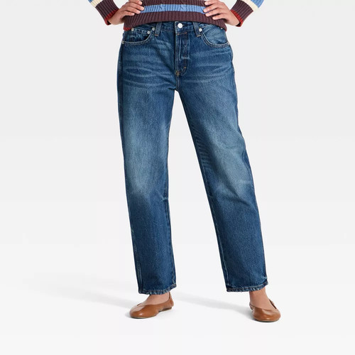 Women mid rise boyfriend - boyfriend, jeans