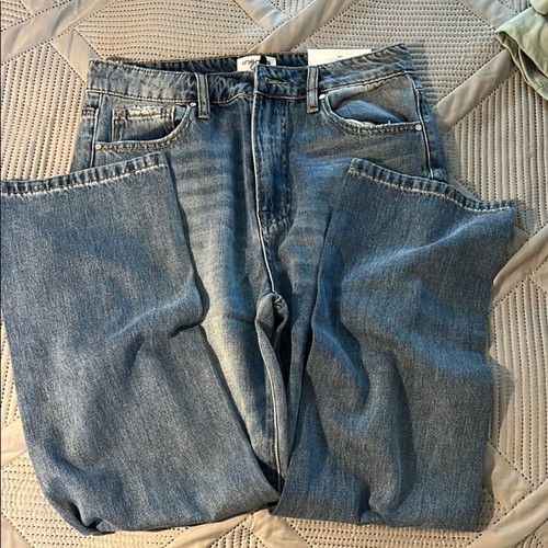 Blue relaxed fit jeans with - blue,
