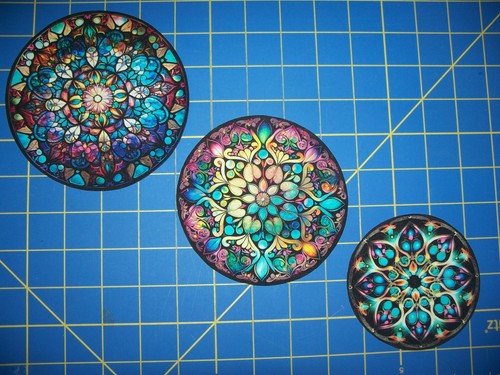 Iron appliques stained - appliques,